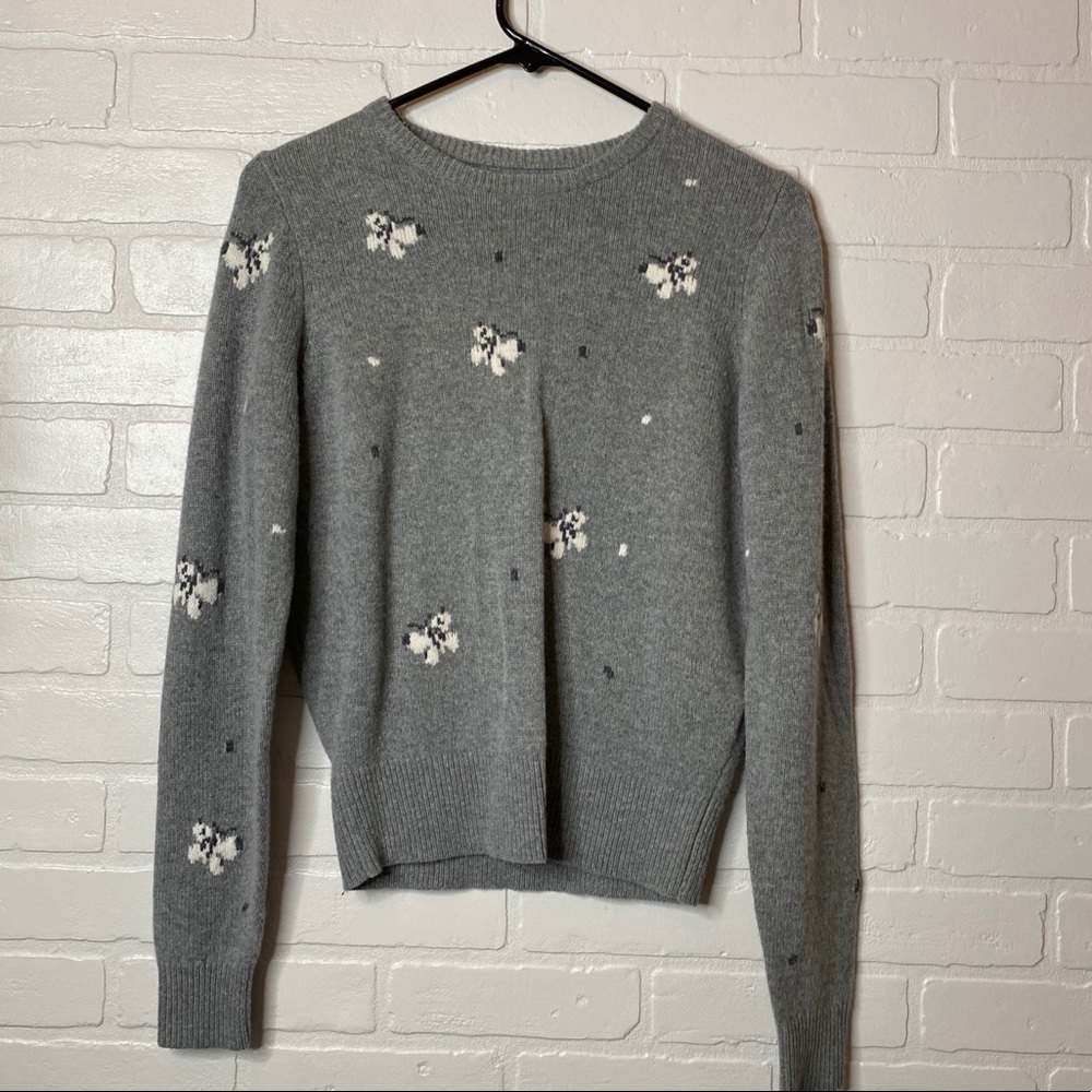 Rebecca Taylor La Vie Butterfly Intarsia Sweater S